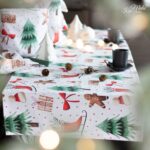 Popeline - Weihnachtswelt - Weiß