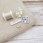 Strickstoff Waffeloptik - kuschelweich - Sand Beige meliert