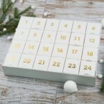 Adventskalender - Weiß/Gold