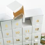 Adventskalender - Weiß/Gold