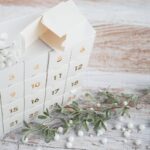 Adventskalender - Weiß/Gold