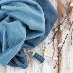 Alpenfleece - Kuschelweich - Mittleres Jeansblau