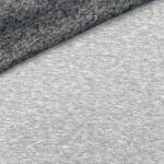 Alpenfleece – Kuschelweich – Weißgrau meliert