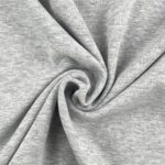 Alpenfleece – Kuschelweich – Weißgrau meliert