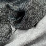 Alpenfleece – Kuschelweich – Weißgrau meliert