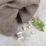 Bouclé Teddyfleece - Grey Taupe