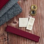 DIY Stoffe Mix - Schrägband - Knopf - Label