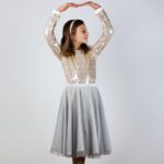 DIY Stoffe Outfit - Tüll & Pailetten