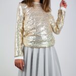 DIY Stoffe Outfit - Tüll & Pailetten