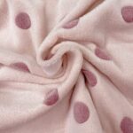 Kuschelfleece - Dots - Pearl Rose