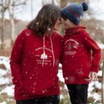 DIY Stoffe Outfit - Emilana - Paule - French Terry Rubinrot - Plott