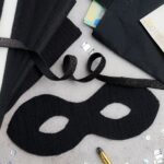 DIY Stoffe Mix - Fasching - Bandit - Maske
