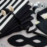 DIY Stoffe Mix - Fasching - Bandit - Maske