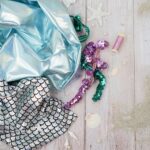 DIY Stoffe Mix - Pailletten - Meerjungfrau