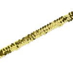 Paillettenband - elastisch - Gold - 20 mm