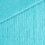 Musselin - Aqua Türkis