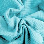 Musselin - Aqua Türkis
