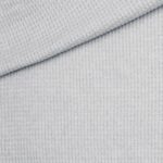 Strickstoff Waffeloptik - kuschelweich - Helles Zartgrau