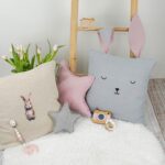 DIY Stoffe- Inspiration - Kissen - Häschenkissen - Mini Stern Kissen - Bügelbild