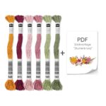 Mini-Stickset - Blumenkranz