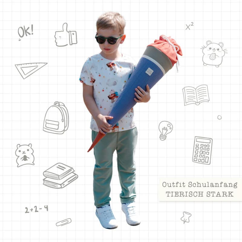 Outfit Schulanfang - Paket - Tierisch stark