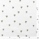 Musselin – Palm Tree – Weiß