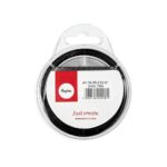 Satinband – 3 mm – Schwarz – 10 m Rolle