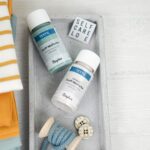 DIY Stoffe Mix - Stoffmalfarbe - Knöpfe- Label