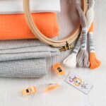 DIY Stoffe Mix - Sticktwiste - Stickrahmen - Label