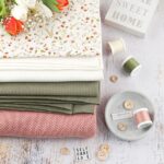 DIY Stoffe Mix - Garne - Label - Knöpfe