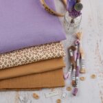 DIY Stoffe Mix - Sticktwiste - Knöpfe -Label