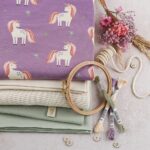 DIY Stoffe Mix - Sticktwiste - Knöpfe - Label