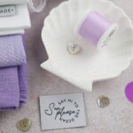 DIY Stoffe Mix - Label - Garne - Knöpfe