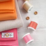 DIY Stoffe Mix - Label - Garne - Knöpfe