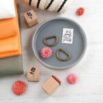 DIY Stoffe Mix - Stempelset - D-Ring - Label