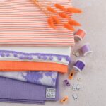 DIY Stoffe Mix - Garne - Knöpfe - Label - Pomponborte