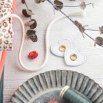 DIY Stoffe Mix - Label - Kordel