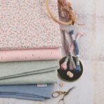 DIY Stoffe Mix - Sticktwiste - Stickschere - Knöpfe