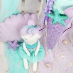 DIY Stoffe- Inspiration - Schultüte Meerjungfrau - Kissen - Muschel - Merle - Applikationsvorlage