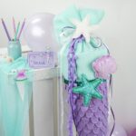 DIY Stoffe- Inspiration - Schultüte Meerjungfrau - Applikationsvorlage - Bastelvorlage