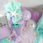 DIY Stoffe- Inspiration - Schultüte Meerjungfrau - Muschel- Kissen