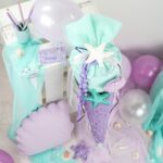 DIY Stoffe- Inspiration - Schultüte Meerjungfrau - Kissen - Wimpel - Merle - Muschel - Deko - Applikationsvorlage