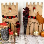 DIY Stoffe- Inspiration - Schultüte Drache - Drachenflügel - Wimpel - Bastelvorlage - Mini Schultüte