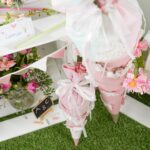 DIY Stoffe- Inspiration - Schultüte Schmetterlinge - Bastelvorlage - Wimpel