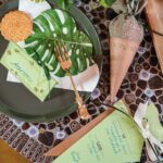 DIY Stoffe- Inspiration - Schulanfang - Bastelvorlage - Tischkärtchen - Einladungskärtchen - Mini Schultüte