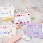 DIY Stoffe- Inspiration - Schulanfang - Bastelvorlage - Tischkärtchen Candy - Meerjungfrau