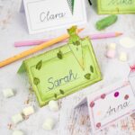 DIY Stoffe- Inspiration - Schulanfang - Bastelvorlage - Tischkärtchen Jungle