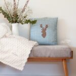 DIY Stoffe Inspiration - Kissenbezug - Fleecedecke - Karo - Plott
