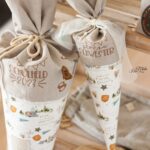 DIY Stoffe Inspiration - Schultüte - Leinen Sand Beige