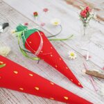 DIY Stoffe- Inspiration - Schultüten Paket - Erdbeere